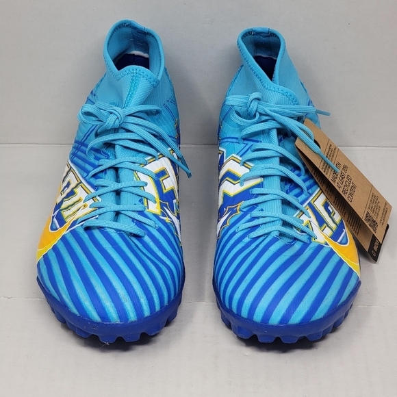 Nike Mercurial Superfly 9 Academy KM Turf Blue White DO9347-400 Men's Size 11.5 - Picture 6 of 11